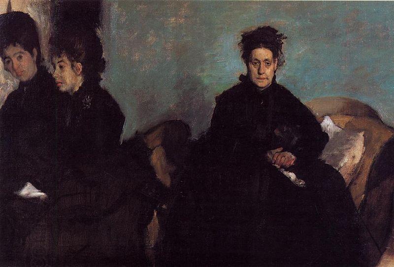 Edgar Degas Duchess di Montajesi with Her Daughters